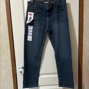 Wrangler Boys Classic Dark Blue Relaxed Jeans